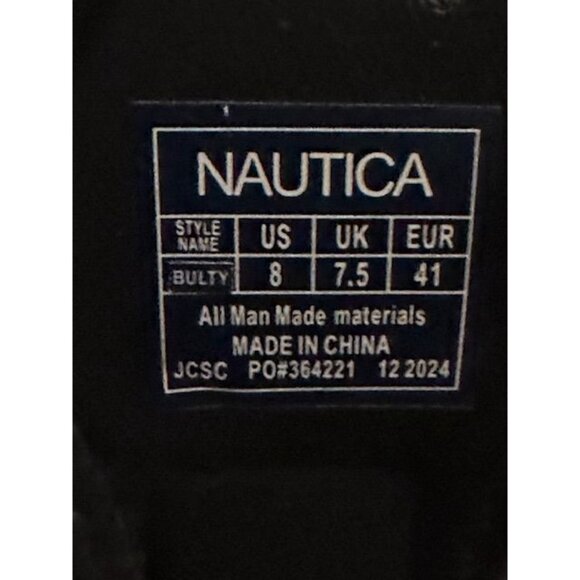 Nautica Bulty Round Toe Black Open Toe Strappy Sandals Men 8 New w/ Tag Sold Out - Picture 6 of 9